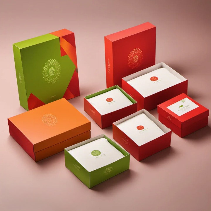 Square Cardboard Paper Black Rigid fruit Gift Box With Sleeve
