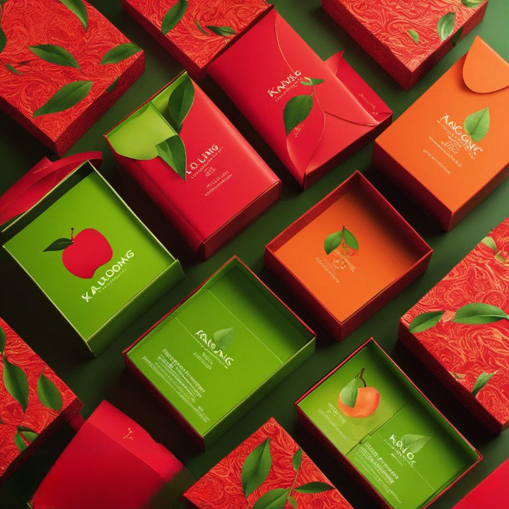 Custom Recycled Christmas Gift  Fruit  Paper Box Manufacturer